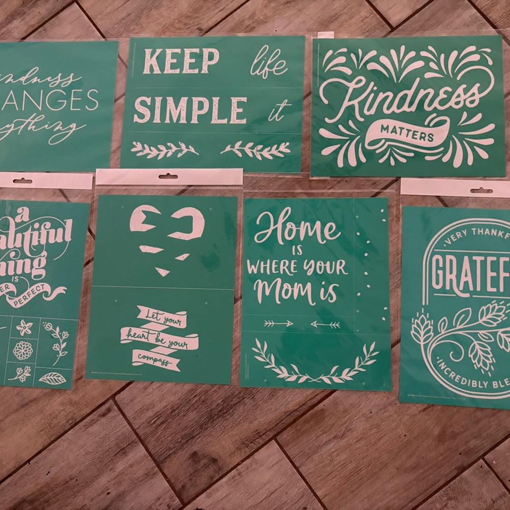 Chalk Couture size B  Home Decor Stencils